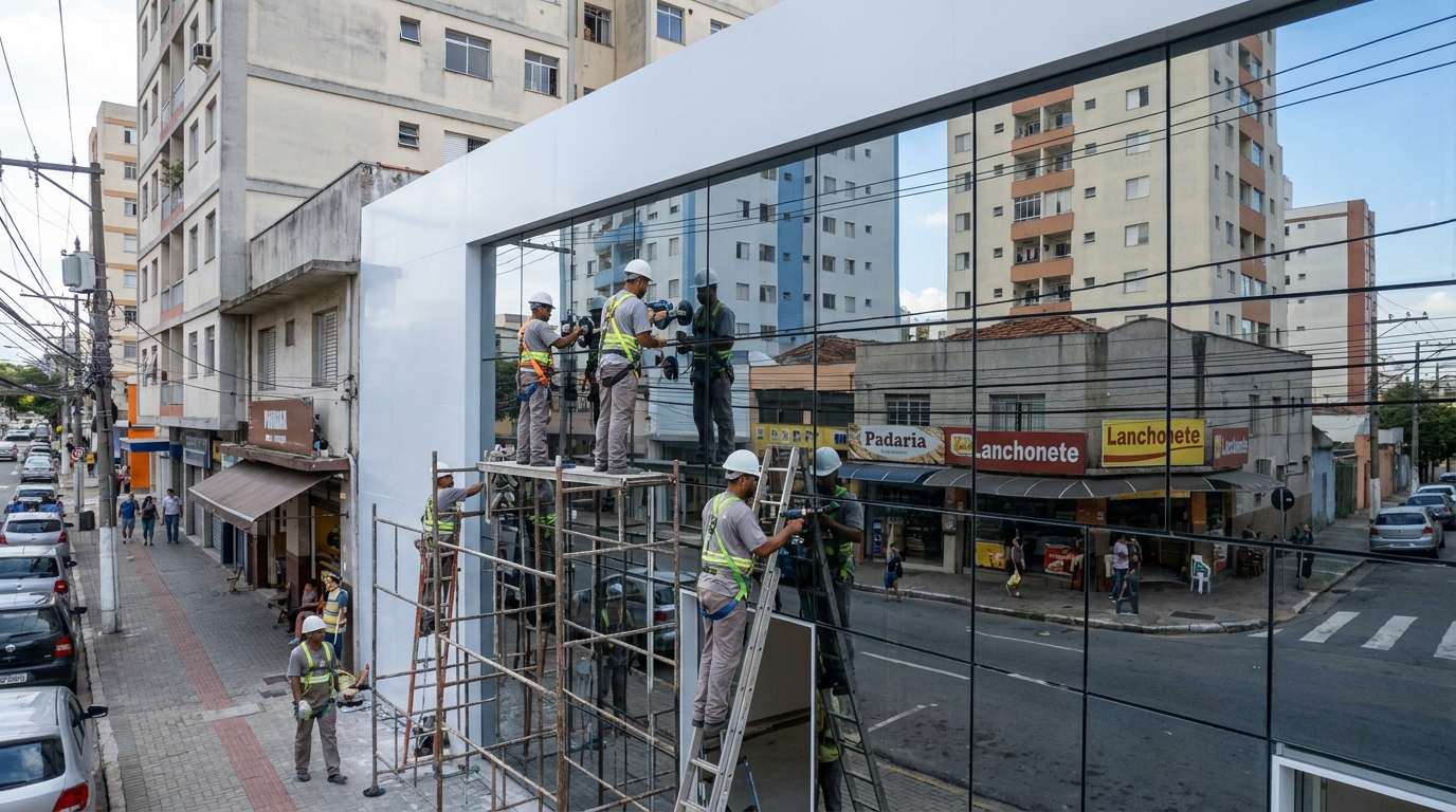 Fechamentos em Vidro em Mogi das Cruzes‑SP