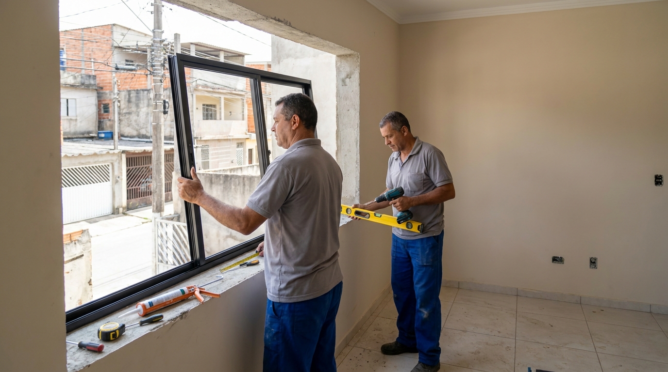 Esquadrias de Alumínio em Mogi das Cruzes‑SP